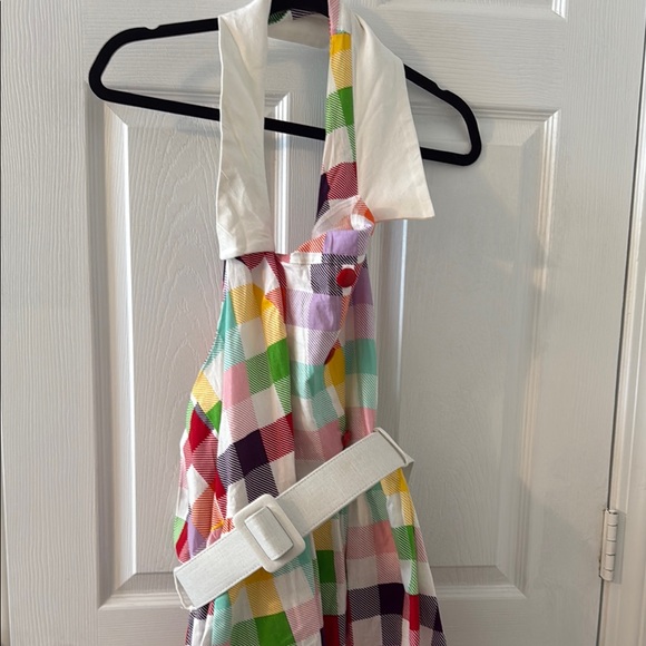 Modcloth Colorful Plaid Women's Dress NWT pockets - Picture 7 of 8